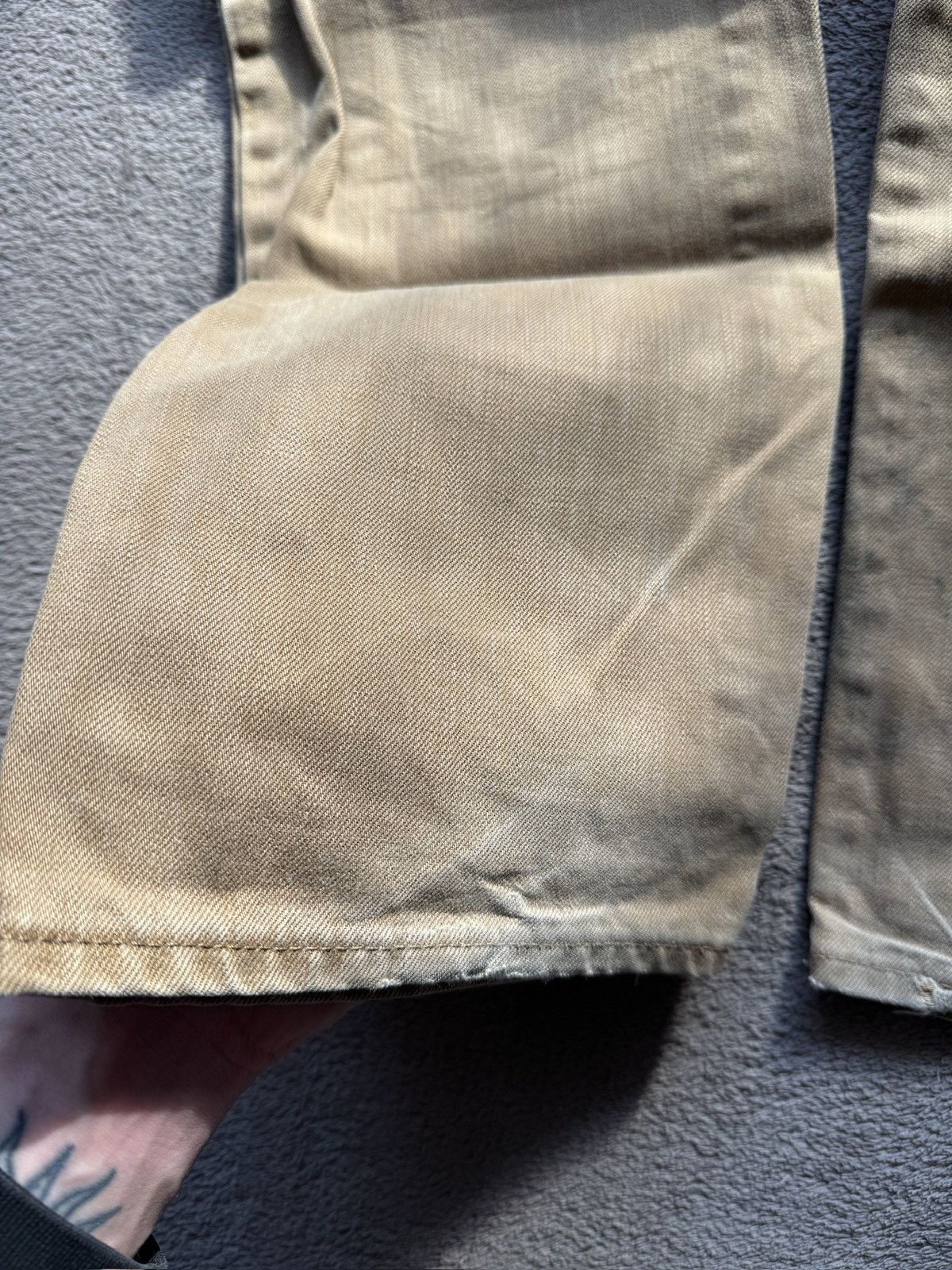 Japanese Brand Carhartt Racked Crazy Jeans Y2K Mudwash LGB if6was9 vibe Size US 34 / EU 50 - 6 Thumbnail