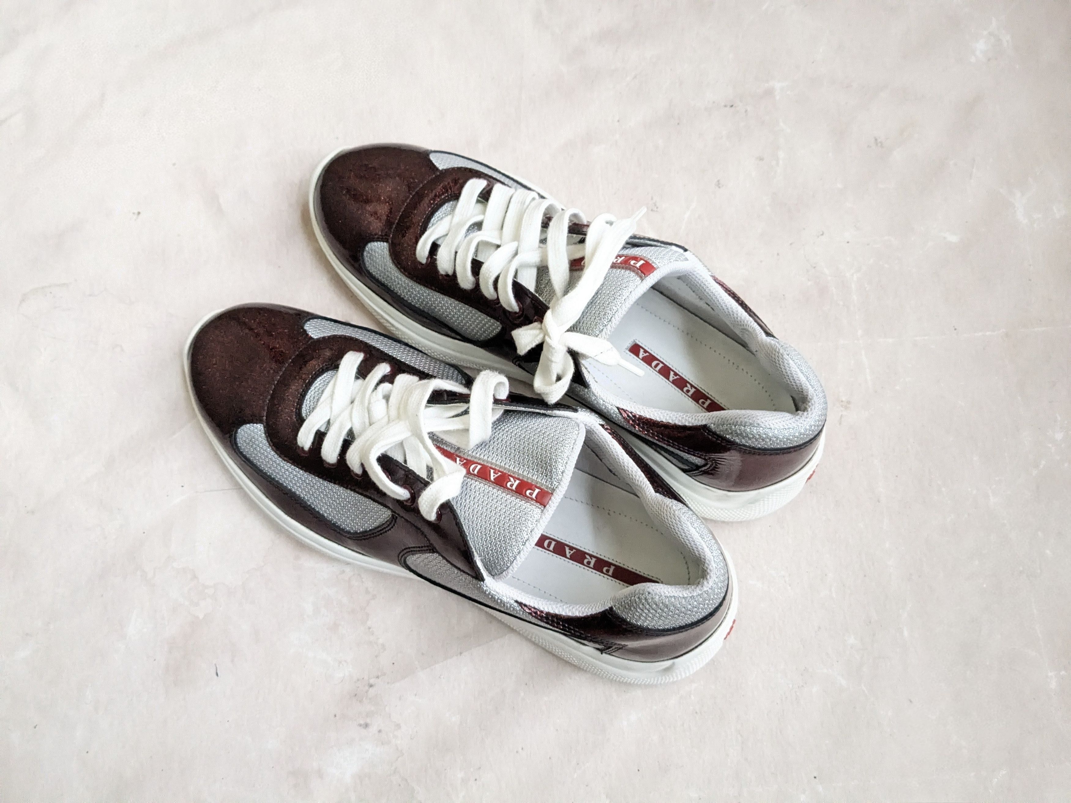 Prada Prada America's Cup Sneakers 11.5 Glitter Red Size US 11.5 / EU 44-45 - 13 Thumbnail