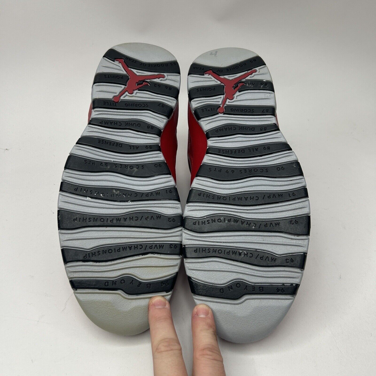 Jordan Brand Nike Air Jordan 10 Retro “Bulls Over Broadway” 2023 Size US 10.5 / EU 43-44 - 7 Thumbnail