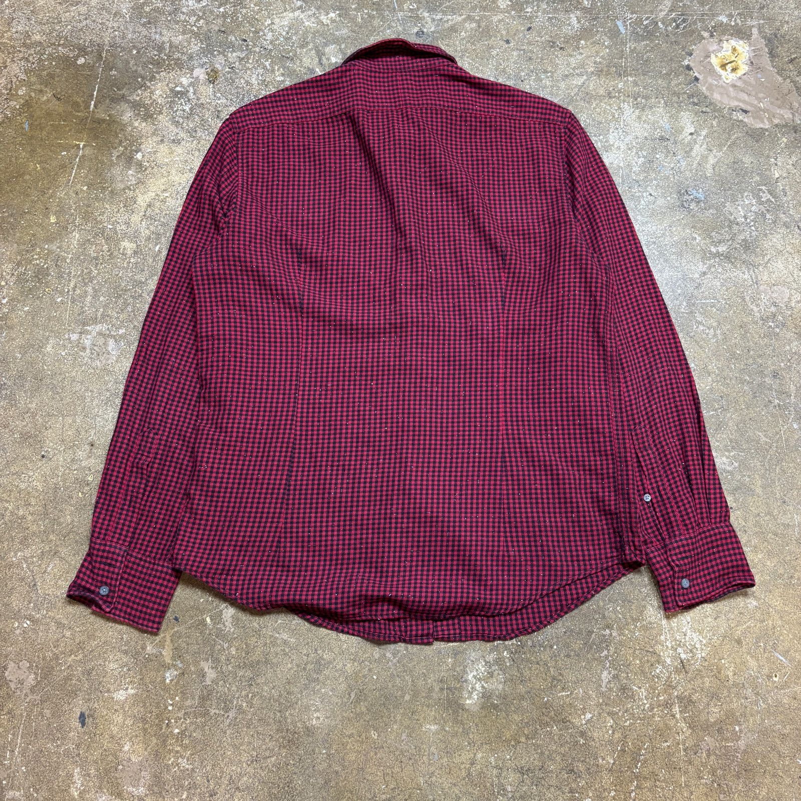 John Varvatos John Varvatos Star USA Plaid Regular Fit Button Shirt Mens L Size US L / EU 52-54 / 3 - 3 Thumbnail
