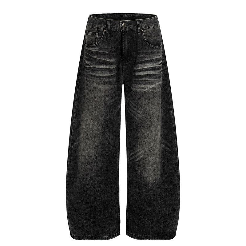 Vintage American retro washed distressed jeans for men Size US 32 / EU 48 - 1 Thumbnail