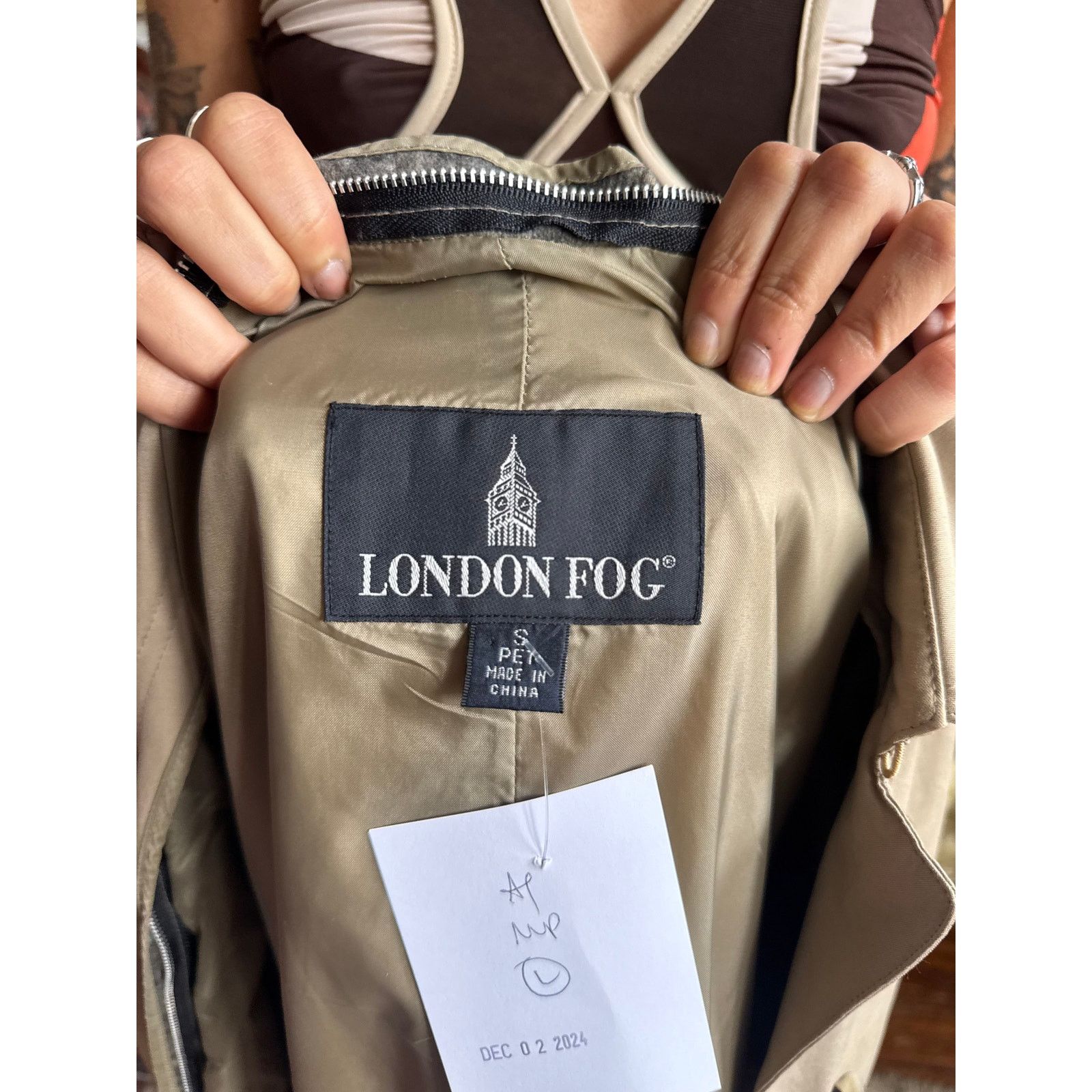 London Fog Vintage London Fog Rain Coat Ladies Size XS Size XS / US 0-2 / IT 36-38 - 8 Thumbnail