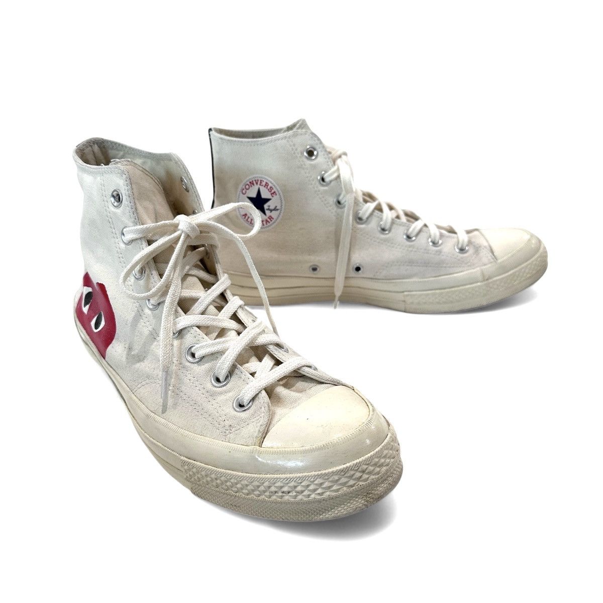 Comme des Garcons PLAY × Converse 150205C Converse Chuck Taylor All-Star 70s Ox Hi Size US 11 / EU 44 - 2 Thumbnail