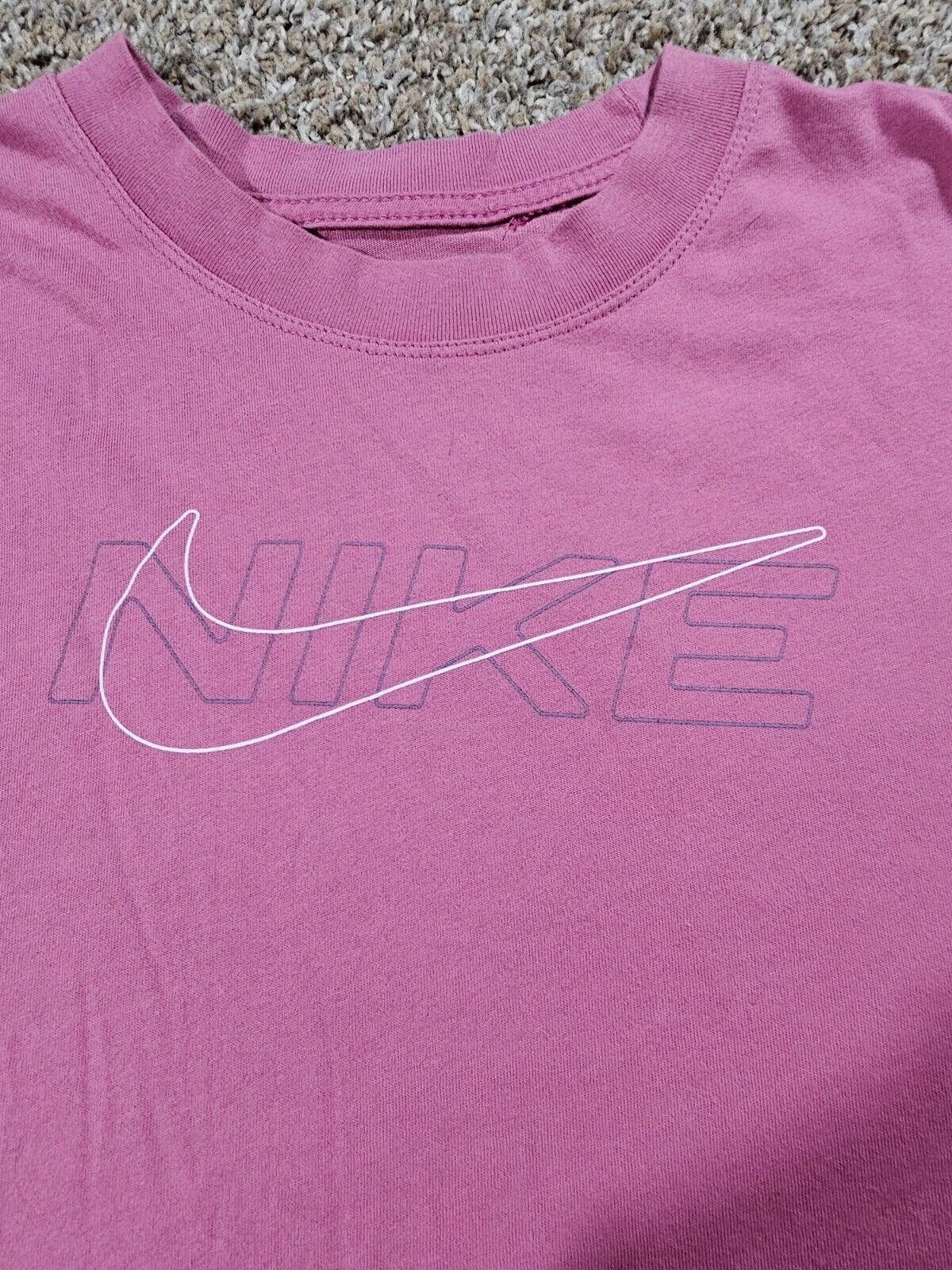 Nike the nike tee dri fit t shirt womens XL loose fit pink Size XL / US 12-14 / IT 48-50 - 2 Thumbnail