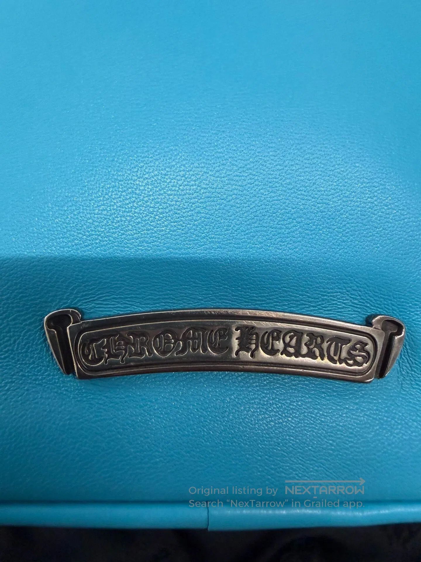 Chrome Hearts Chrome Hearts Blue White Fur Willow Clutch. Size ONE SIZE - 4 Thumbnail