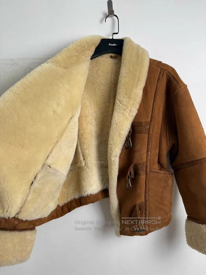 Issey Miyake Issey Miyake Extra thick sheepskin belted jacket Size S / US 4 / IT 40 - 8 Thumbnail