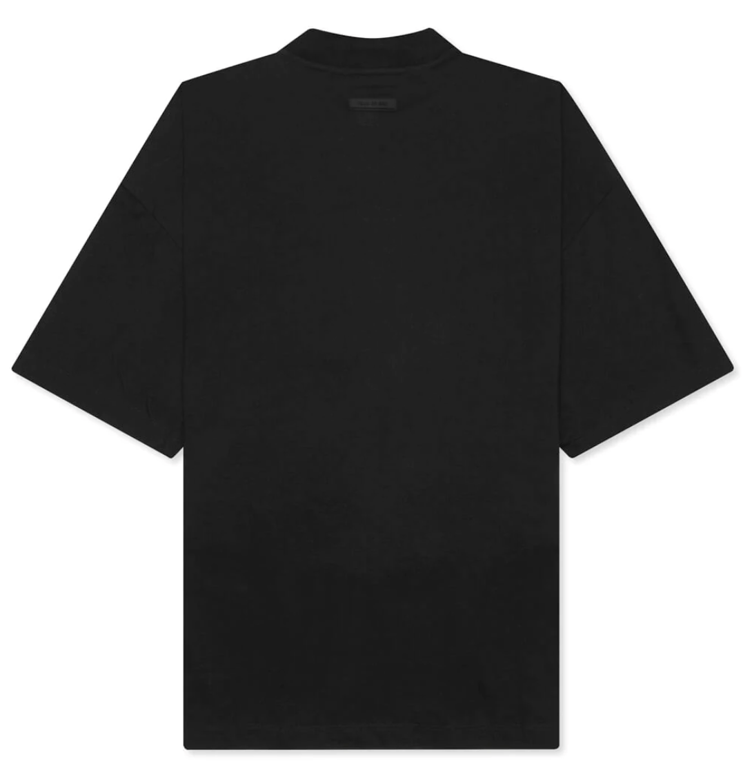 Fear of God 🔥 Fear of God Essentials T-shirt Jet Black Sz (L) Size US L / EU 52-54 / 3 - 2 Thumbnail