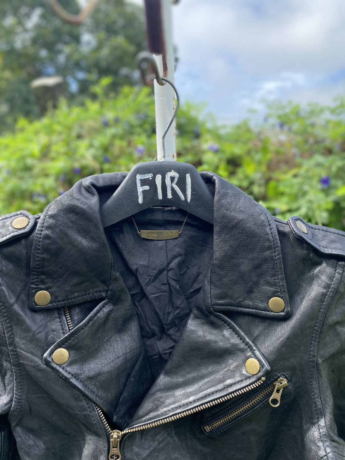 Japanese Brand Vintage Leather Biker Jacket Black Size S-Ungrid Mark Styler Size S / US 4 / IT 40 - 8 Thumbnail