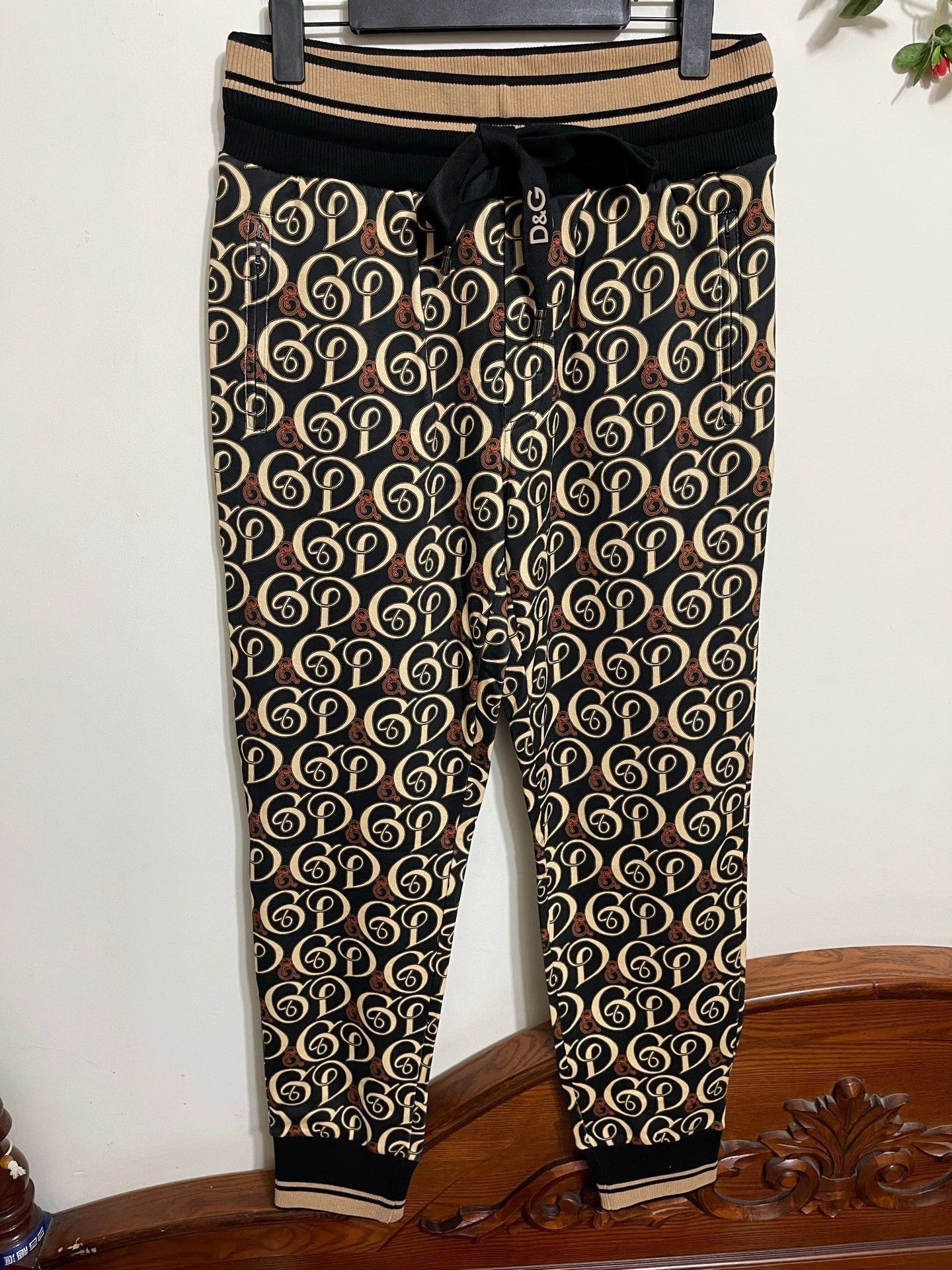 Dolce & Gabbana Multi Pattern Drawstring Casual Pants Size 34 Size US 34 / EU 50 - 1 Thumbnail