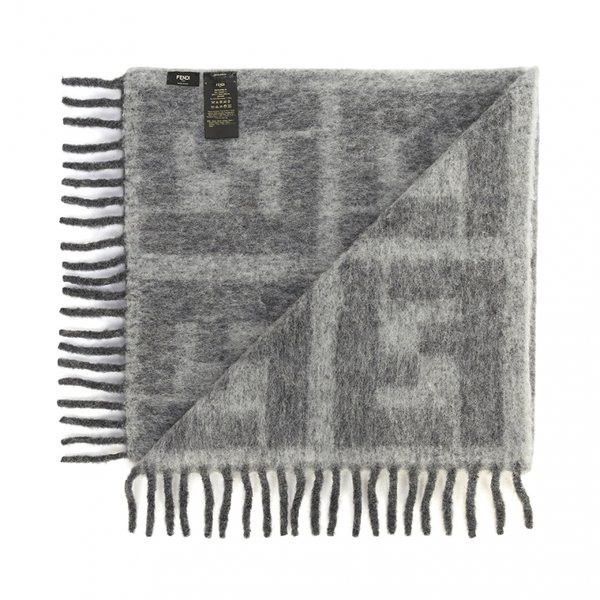 Fendi o1s1wg111224 Size: OS / Scarf in Grey Size ONE SIZE - 3 Thumbnail