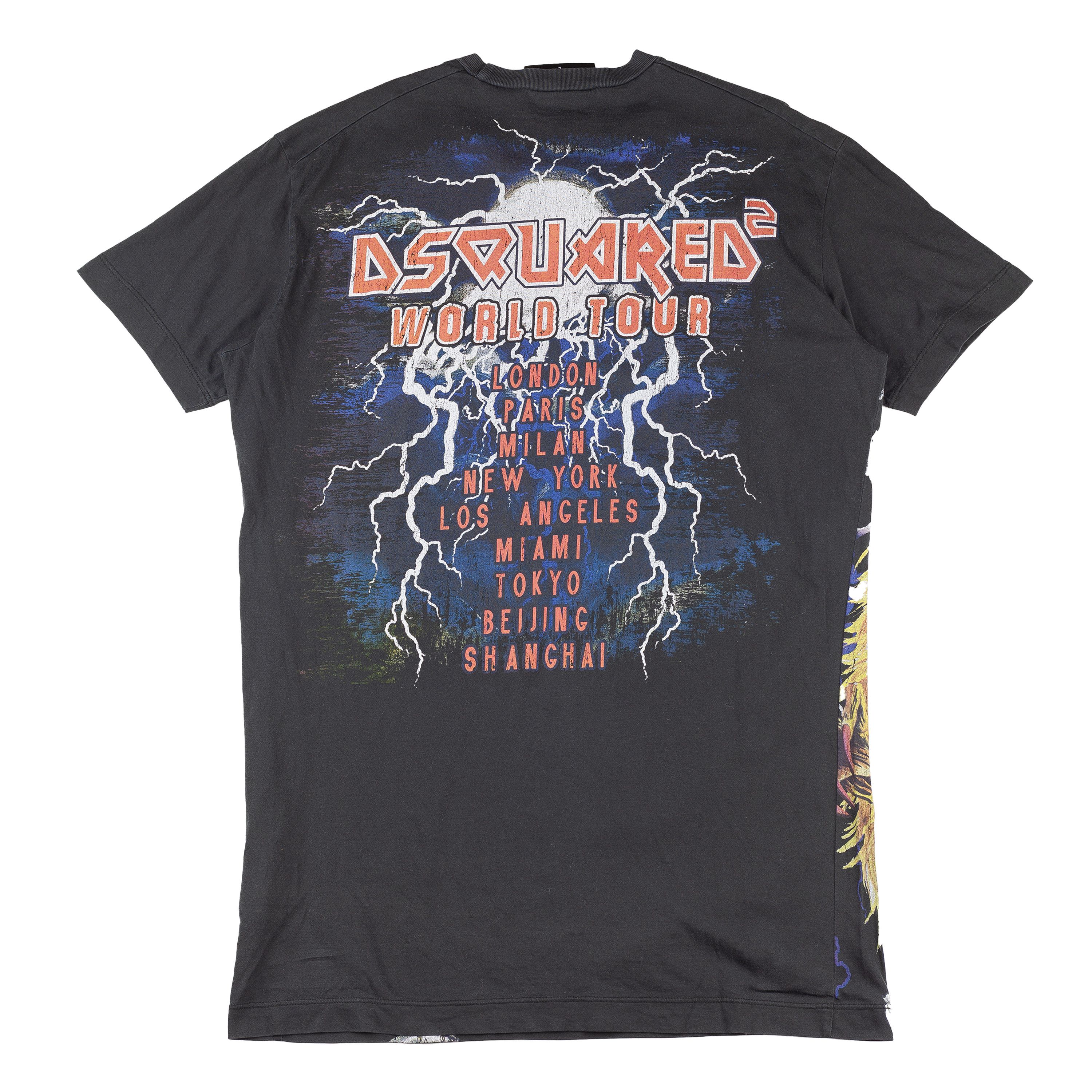 Dsquared2 DSQUARED2 Sisters From Hell Black Band T-Shirt (L) Size US L / EU 52-54 / 3 - 2 Thumbnail