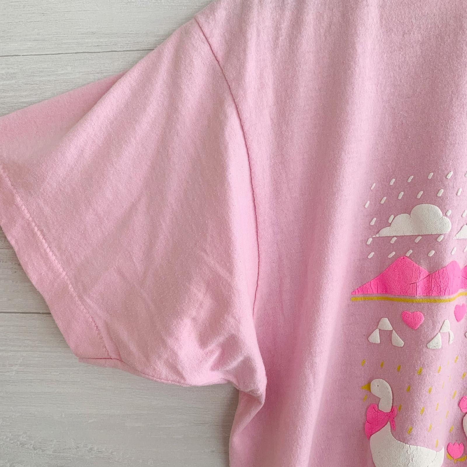 Designer Vintage Wisconsin Dells Pink Puffy paint t-shirt XL Size XL / US 12-14 / IT 48-50 - 3 Thumbnail