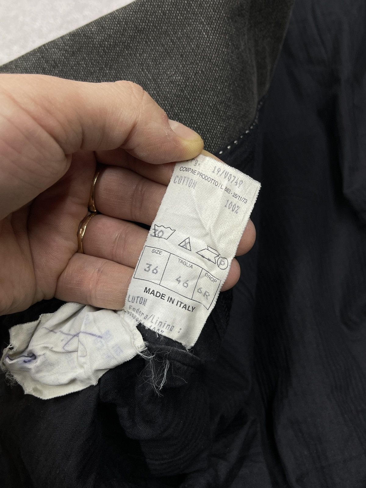 Allsaints Vintage AllSaints Avant Garde Blazer Grey Italy Brunswick Size 46R - 16 Thumbnail
