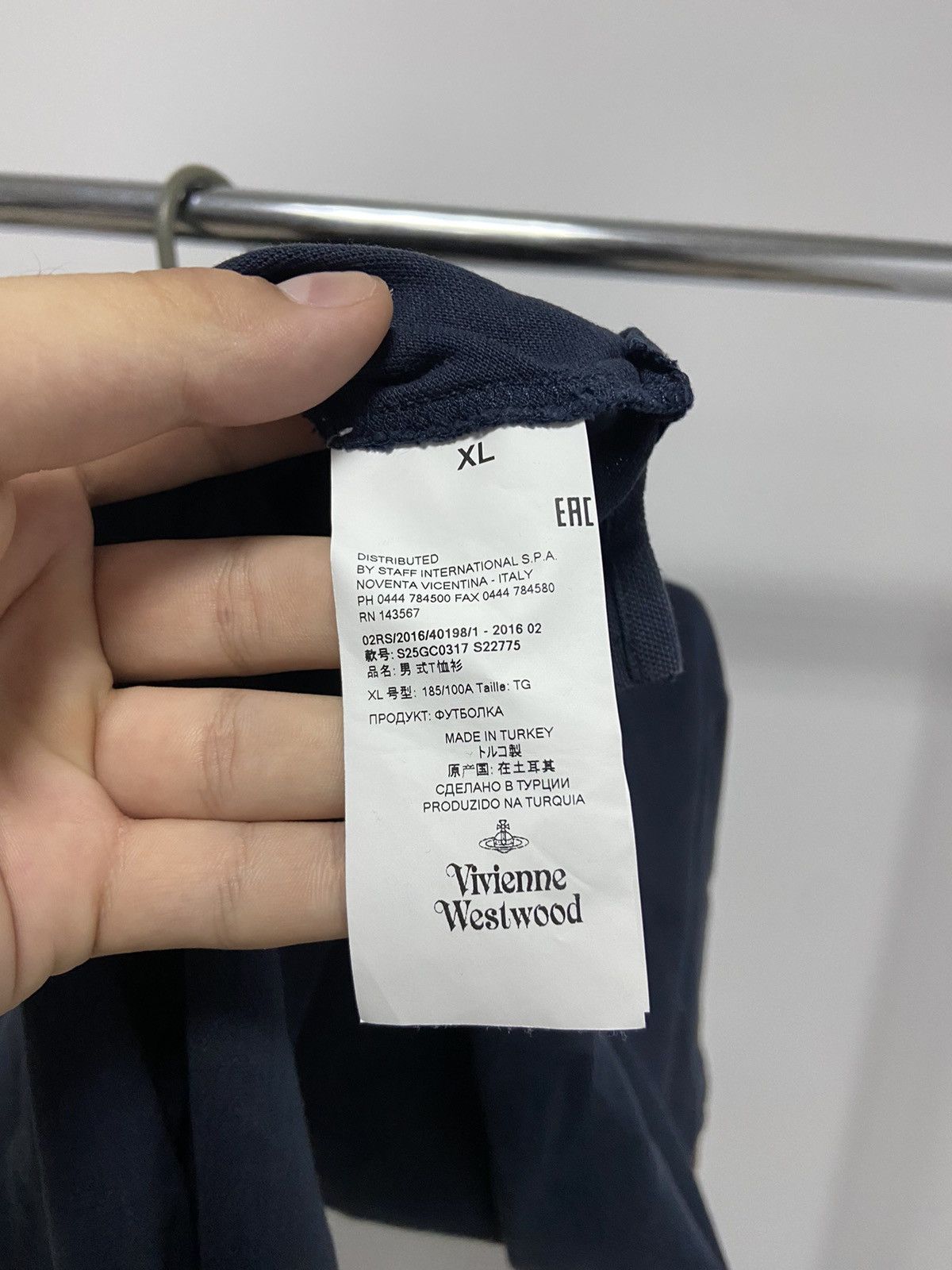 Vintage × Vivienne Westwood Vivienne Westwood Polo T Shirt Vintage Small Orb Logo Luxury Size US XL / EU 56 / 4 - 6 Thumbnail