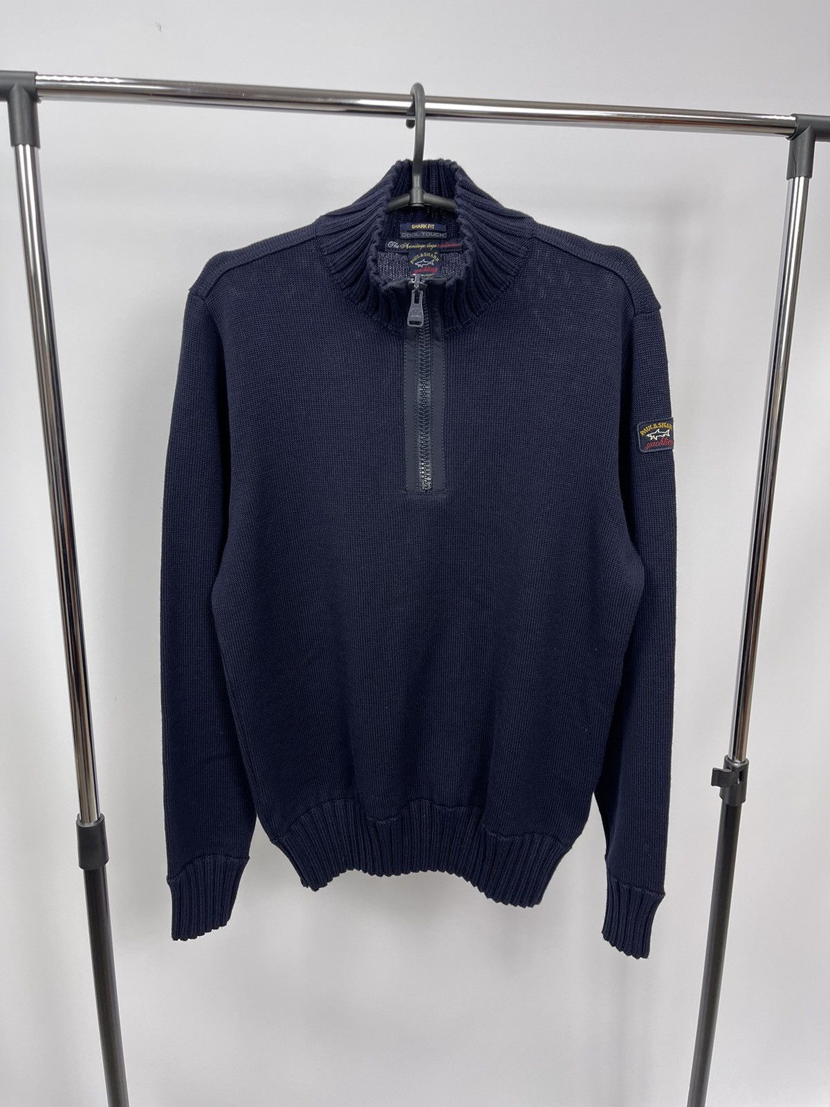 Paul & Shark Paul & Shark Yachting Sweater Mens M Vintage 1/4 Zip Wool Size US M / EU 48-50 / 2 - 1 Thumbnail