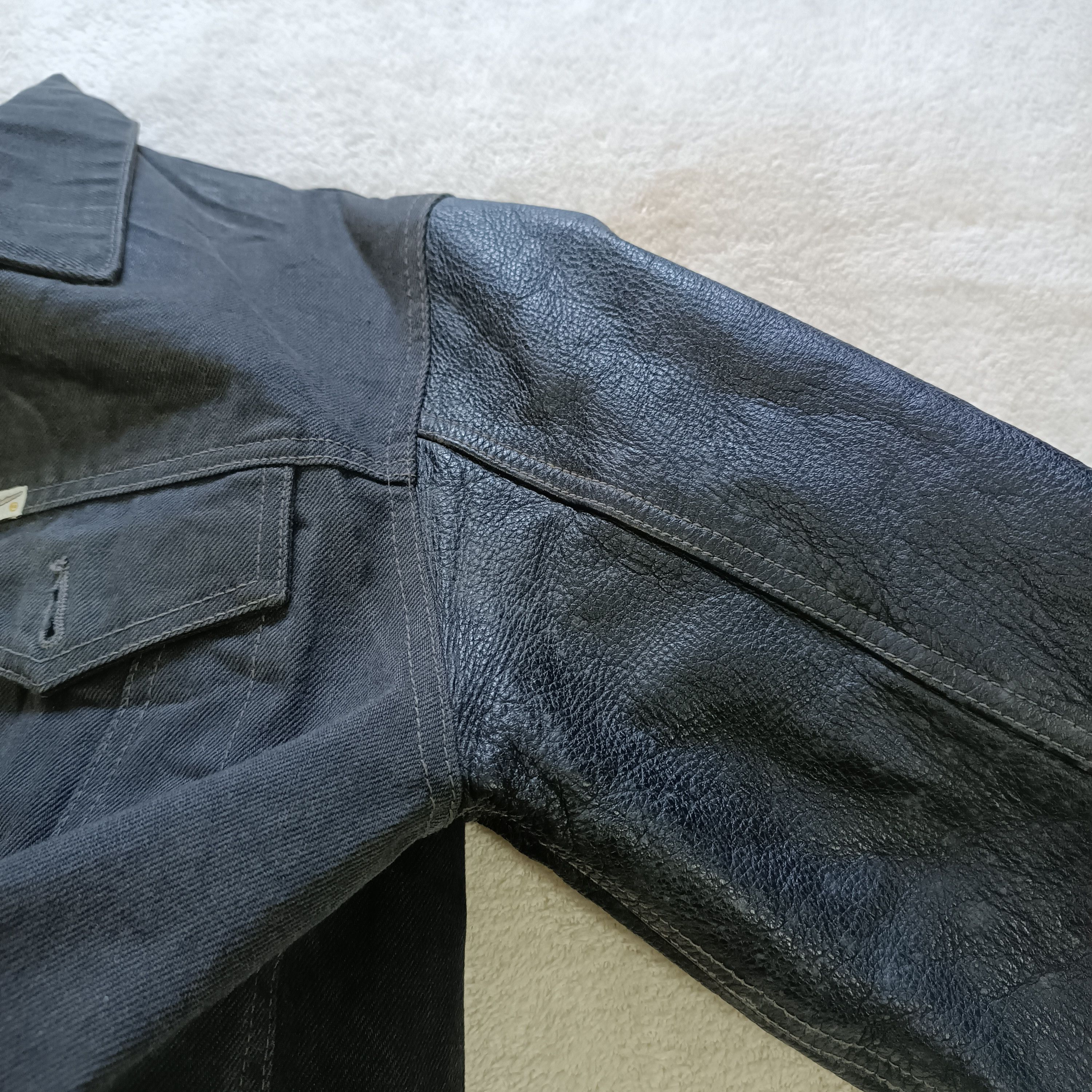 Other TROPICAL HELL By CoreFighter Leather Sleeves Trucker Jacket Size US L / EU 52-54 / 3 - 12 Thumbnail