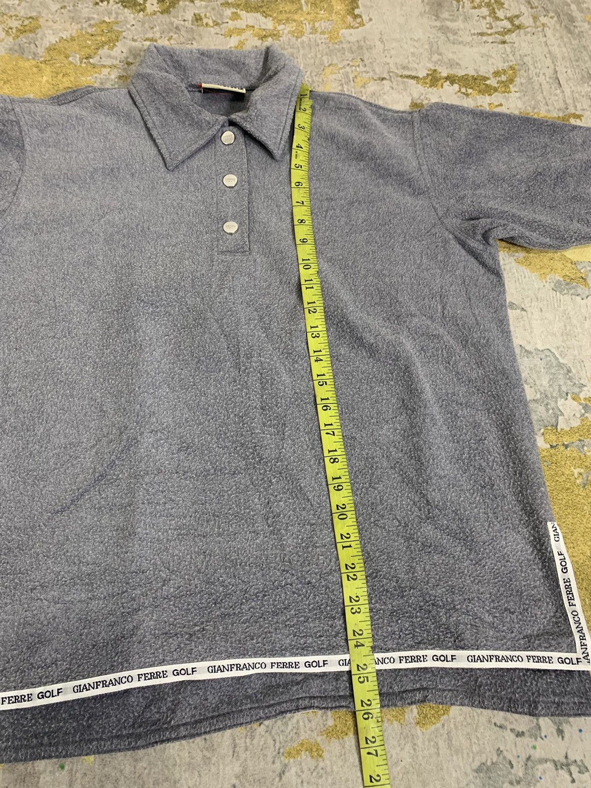 Gianfranco Ferre × Mizuno × Vintage Vintage GIANFRANCO FERRE BUTTON UP FLEECE JACKET Size US M / EU 48-50 / 2 - 9 Thumbnail