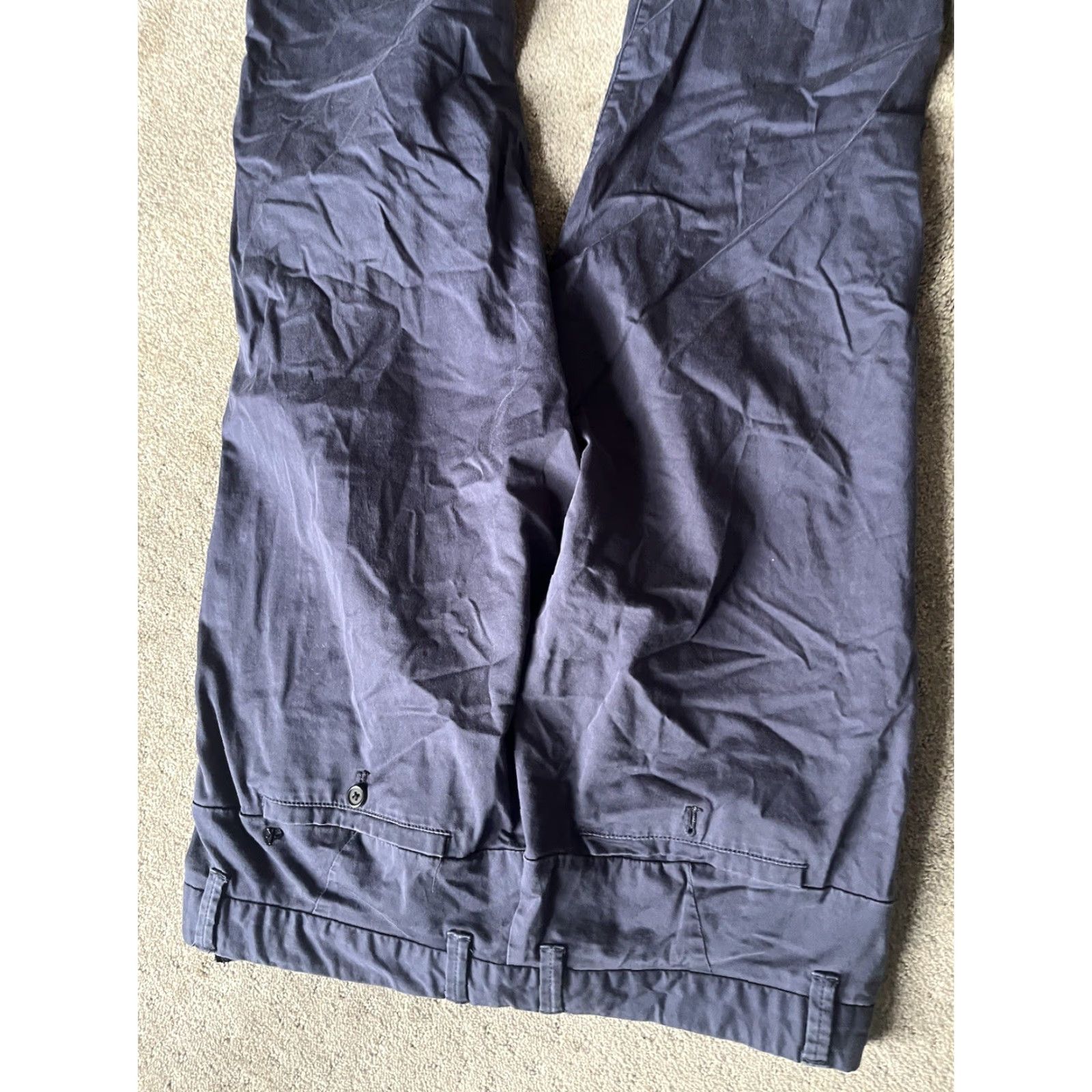 Calvin Klein Calvin Klein Men’s Pants 36x30 Blue Chino Regular Fit Slim Straight 30 in Inseam Navy Blue Size US 36 / EU 52 - 4 Thumbnail
