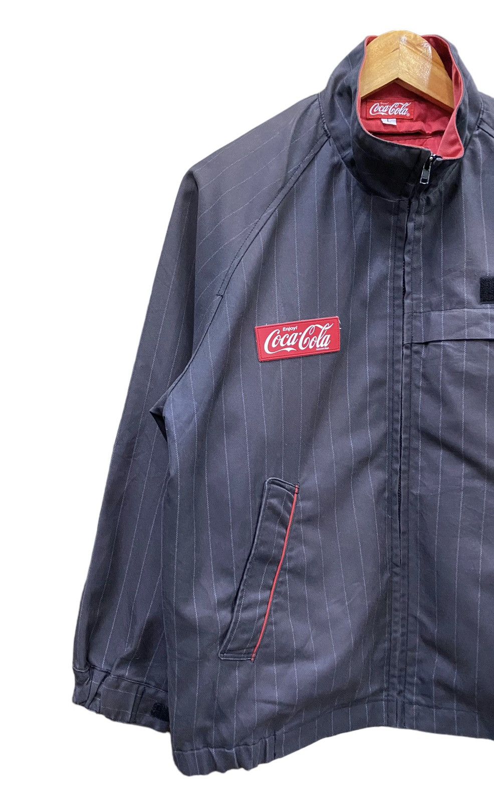 Vintage Vtg Coca Cola Speel Out Zipper Jacket Quilted (L) Size US L / EU 52-54 / 3 - 5 Thumbnail