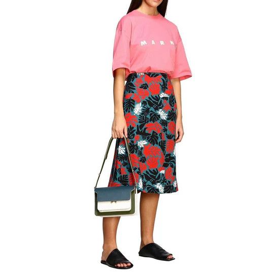 Marni o1w1db10125 Skirt in Multicolor Size 27" / US 4 / IT 40 - 1 Thumbnail