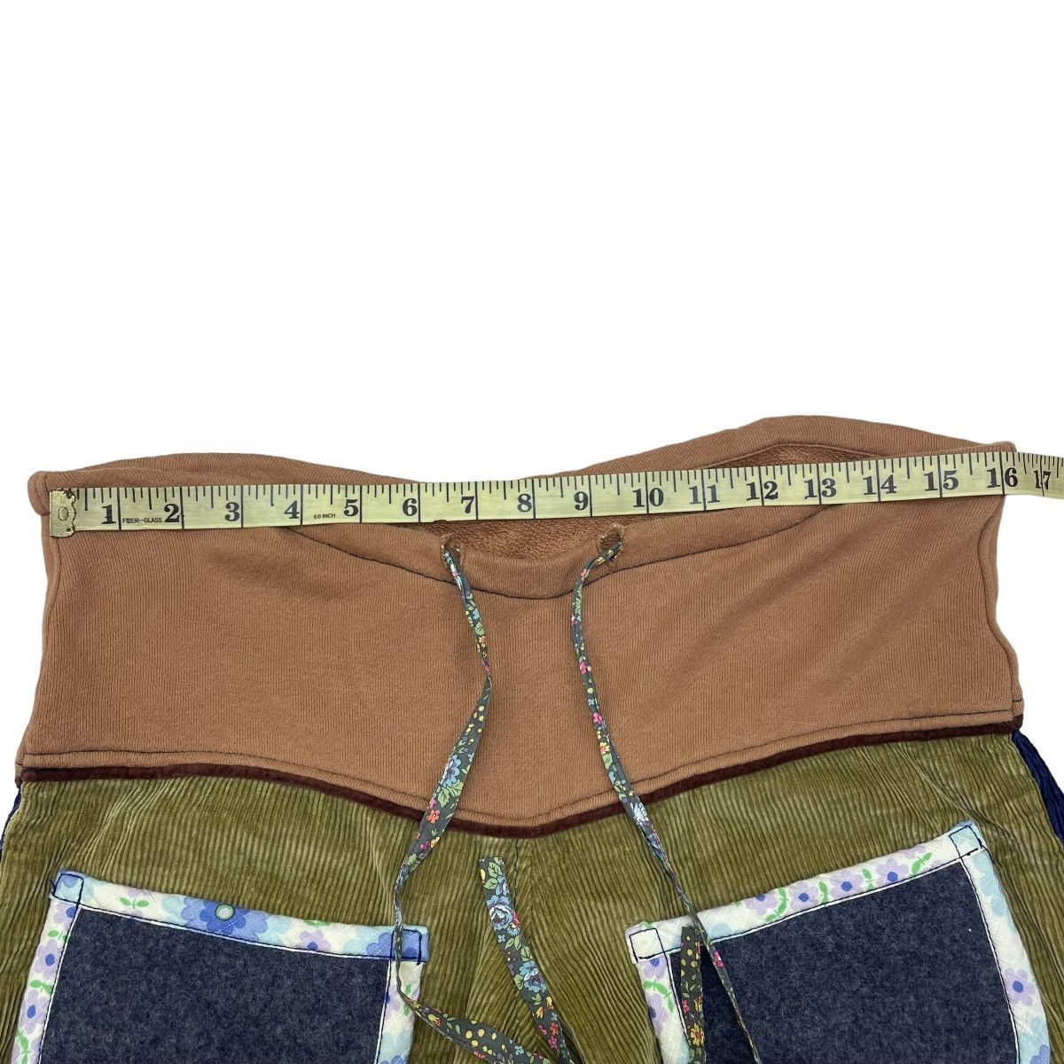 Handmade × Vintage Flared Japanese Brand Handmade Patchwork Jacket Size 31" - 4 Thumbnail