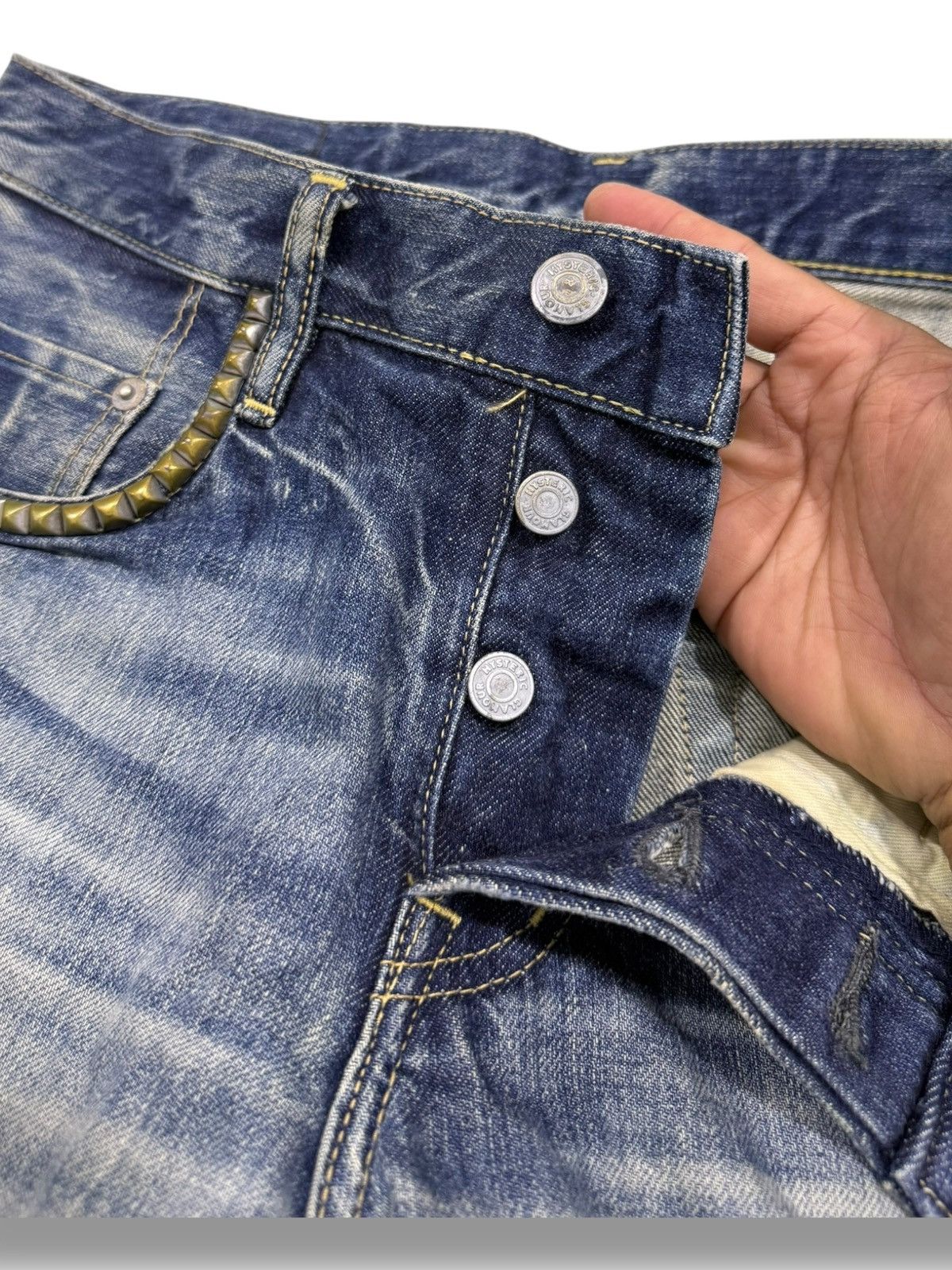 Hysteric Glamour HYSTERIC GLAMOUR SELVEDGE JAPANESE BRAND DENIM Size US 32 / EU 48 - 9 Thumbnail