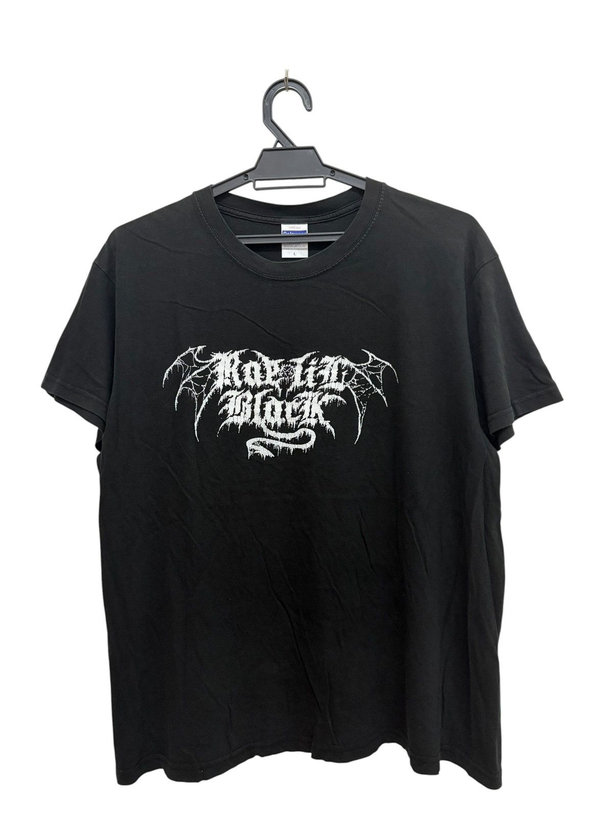 Hot Model Sex RAE LIL BLACK 🔥 RARE ADULT MOVIE P0RN⭐ GOTHIC METAL FONT TEE Size US L / EU 52-54 / 3 - 1 Thumbnail