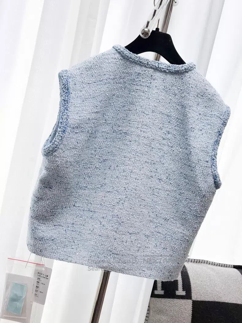 Chanel Chanel Sequined tweed vest jacket Size XXS / US 00 / IT 34 - 3 Thumbnail