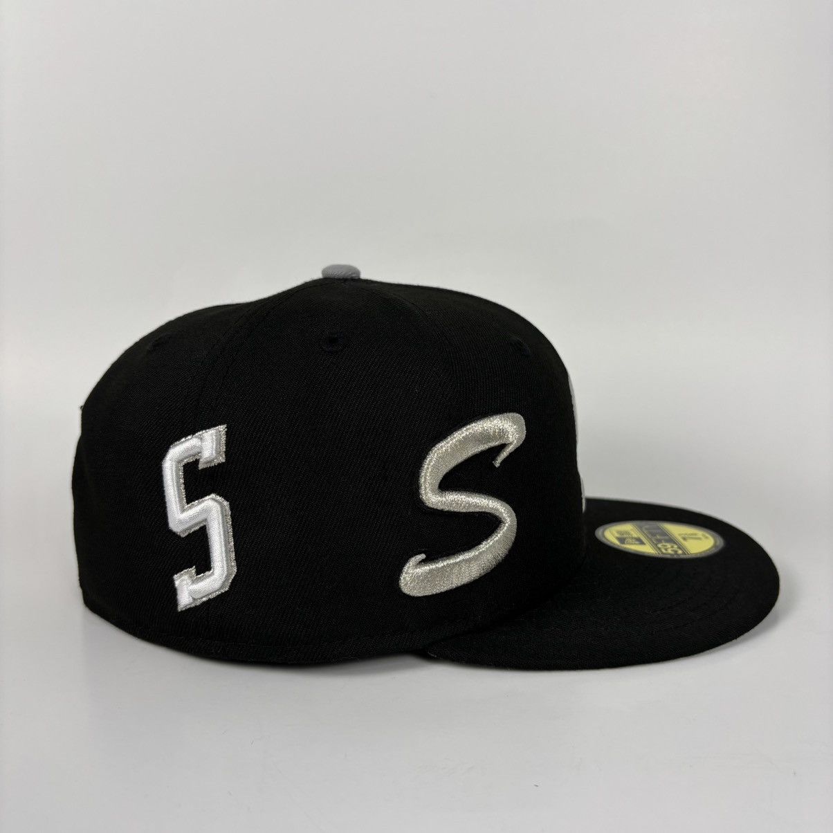 New Era × Supreme Supreme Multi S Logo New Era Fitted Black (Size 7 3/8) Size ONE SIZE - 3 Thumbnail