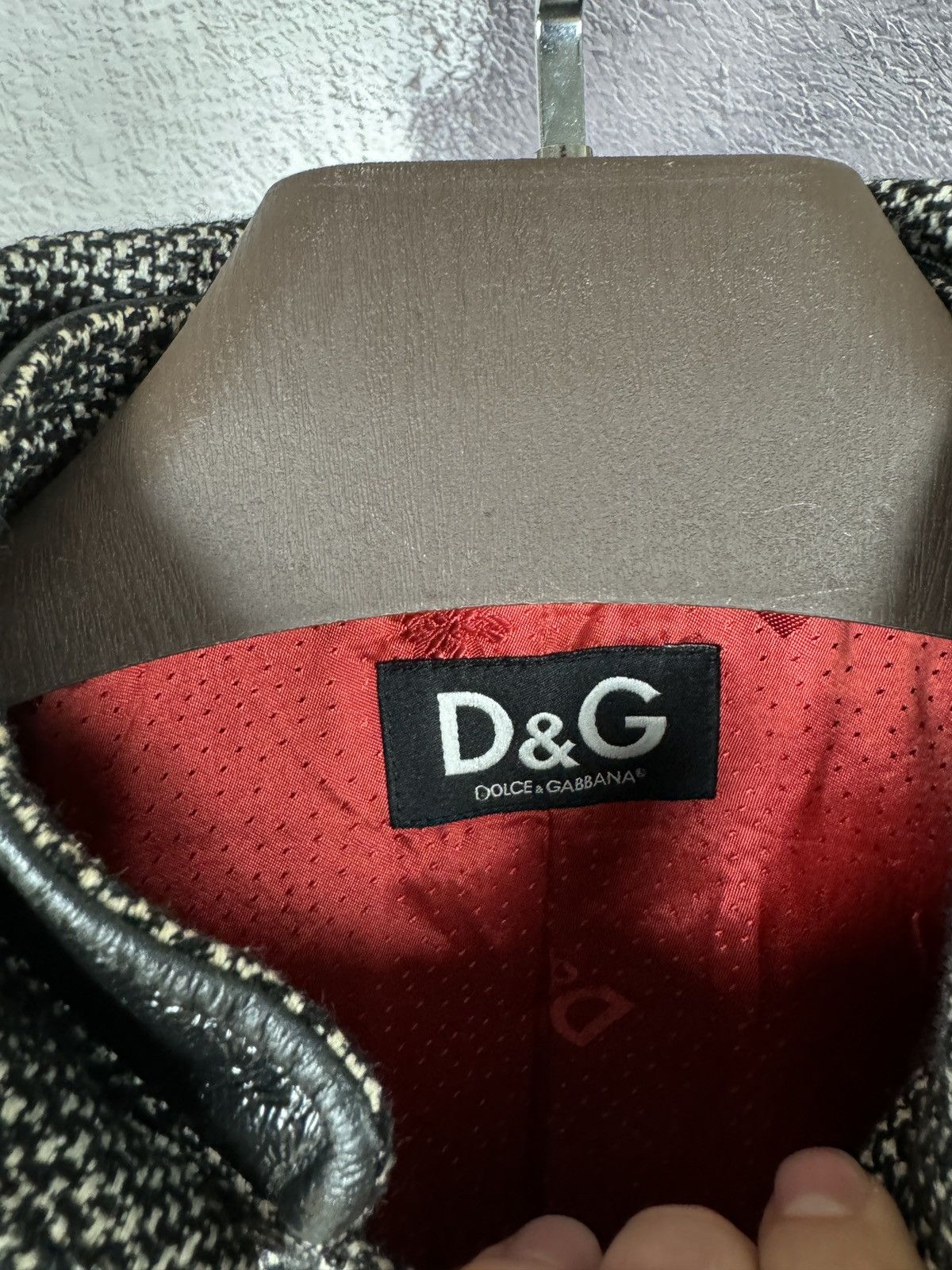 Dolce & Gabbana Dolce & Gabbana wool silk cotton grey short button jacket Size M / US 6-8 / IT 42-44 - 8 Thumbnail