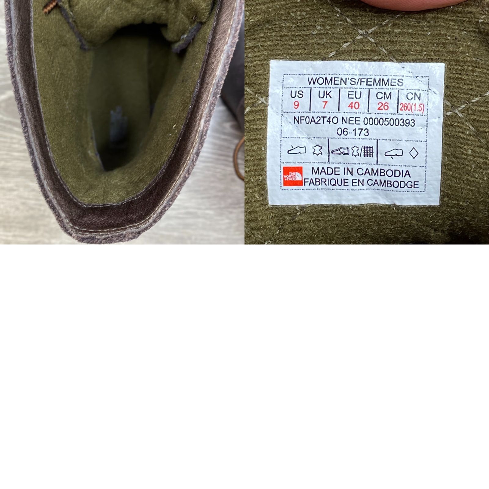 The North Face VINTAGE The North Face Womens Ankle Brown Leather Lace Up Ice Pick Sole Boots Size 9 Size US 7 / IT 37 - 8 Thumbnail