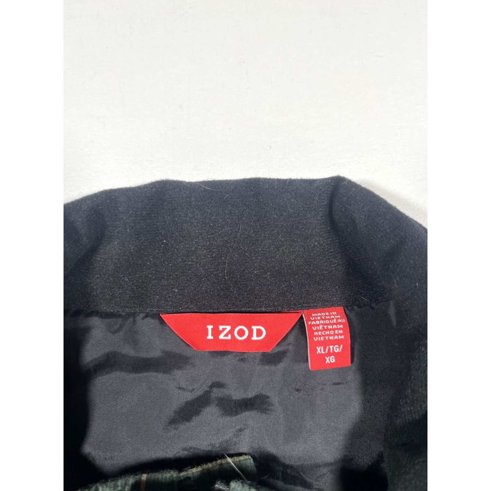 Izod VINTAGE IZOD Vest Mens XL Green Plaid Quilted Insulated Snap Pockets Lined Outdoor Size US XL / EU 56 / 4 - 3 Thumbnail