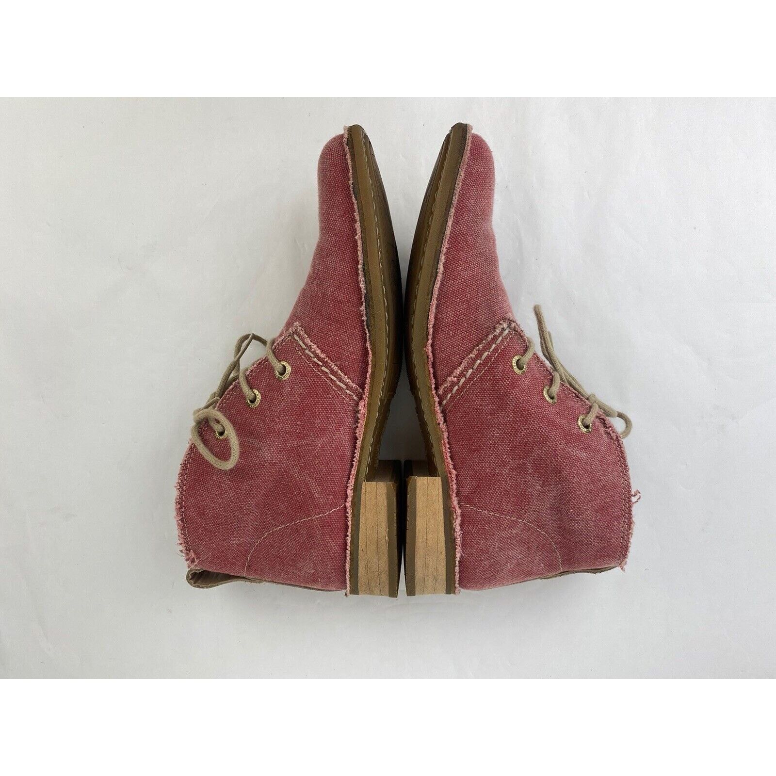 Other Bussola Sevilla Canvas Chukka Raw Fringed Ankle Boots 38 Size US 8 / IT 38 - 7 Thumbnail