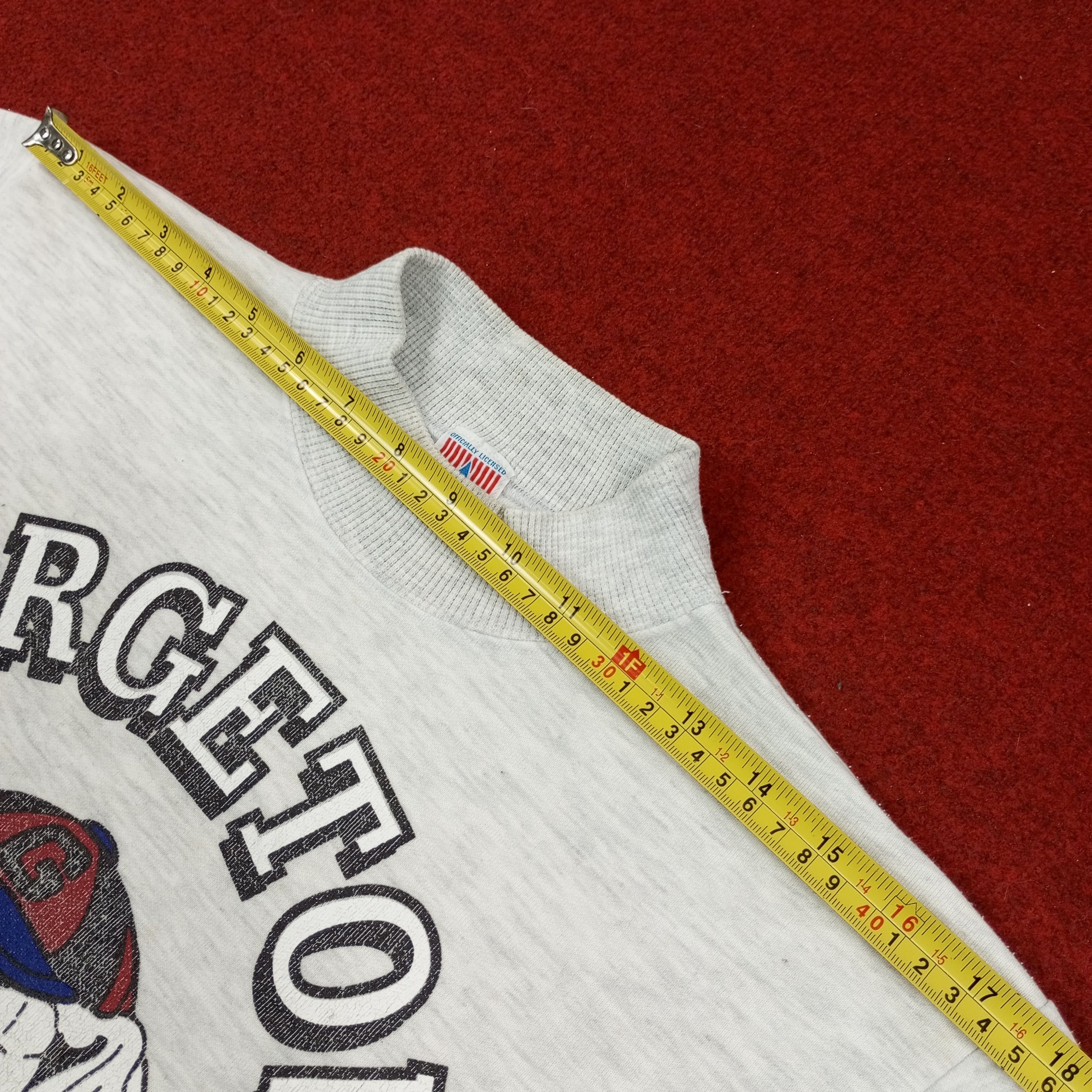 Vintage University Georgetown Sweatshirt c215n8 Size US S / EU 44-46 / 1 - 12 Thumbnail
