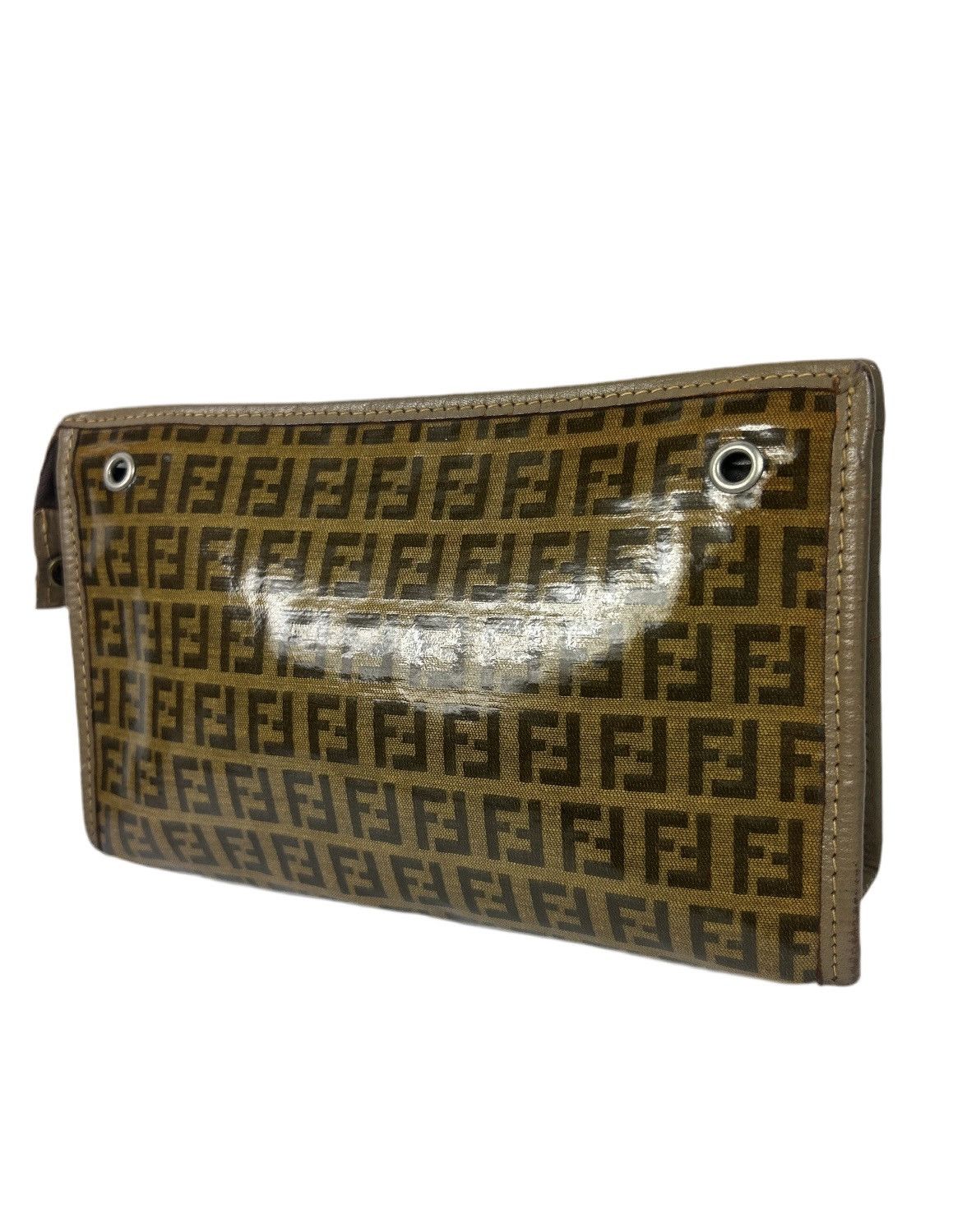 Fendi Fendi Zucca Monogram Clutch Bag Size ONE SIZE - 2 Thumbnail