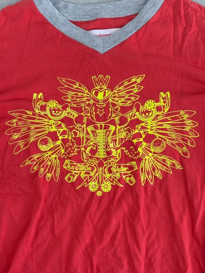 Walter Van Beirendonck Walter Van Beirendonck Red Eagle Longsleeve Size US M / EU 48-50 / 2 - 5 Thumbnail