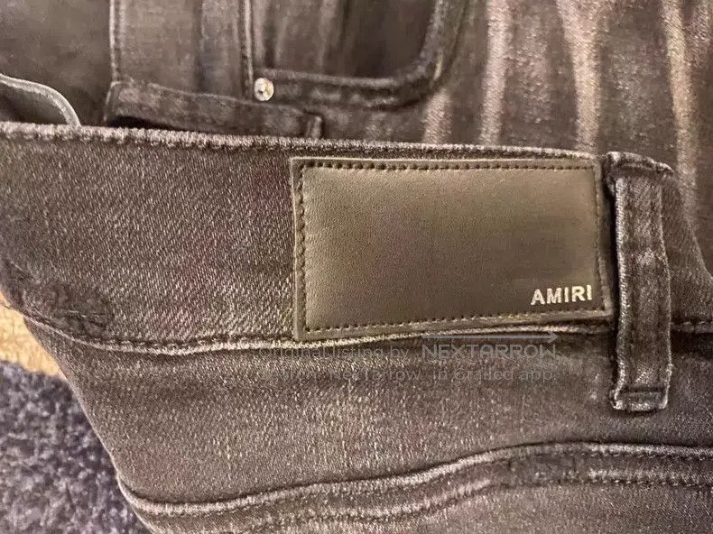 Amiri Amiri Classic washed black patchwork destroyed denim jeans Size US 30 / EU 46 - 6 Thumbnail
