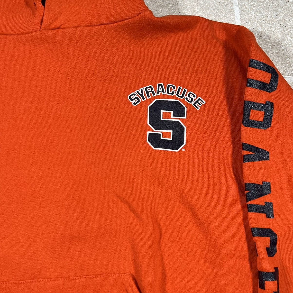 Russell Athletic × Vintage Syracuse Russell Athletics Sweatshirt Hoodie Orange Size US L / EU 52-54 / 3 - 2 Thumbnail