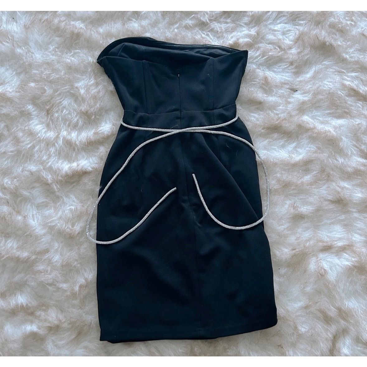 black homecoming dresses 2025 Strapless Dama Dresses hc091 Black / 18W Black Summer Dress,chiffon Dress,spring Size:6-7 years coming soon this dress embodies both