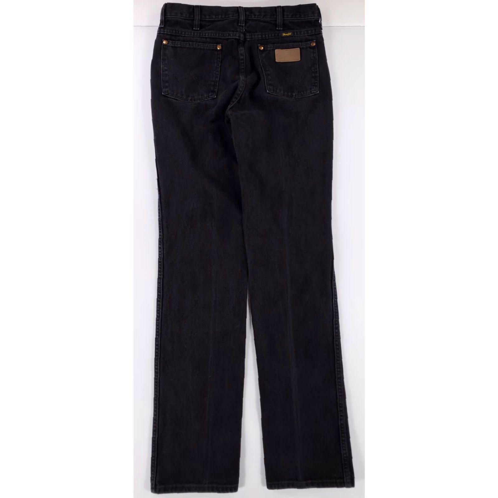 Wrangler VINTAGE Wrangler Jeans Black Zip Fly 32 x 36 90s Bootcut Men Mens Size US 32 / EU 48 - 6 Thumbnail