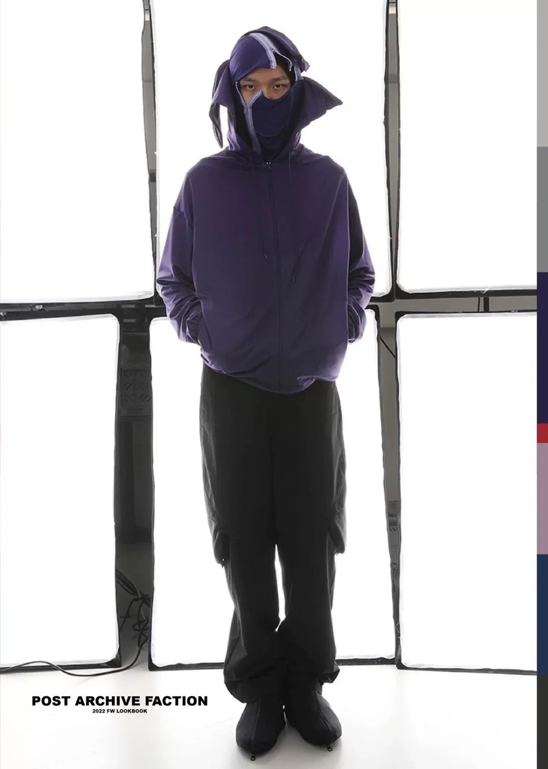 Japanese Brand POST ARCHIVE FACTION Hooded Zip Sweatshirt Size US L / EU 52-54 / 3 - 1 Thumbnail