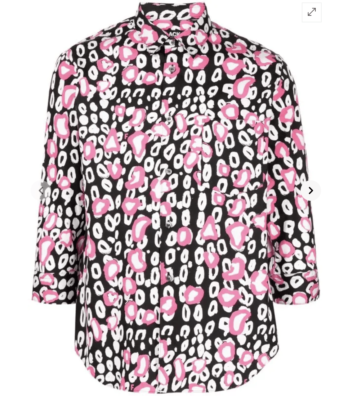 Comme des Garcons Black Black Comme des Garcons Leopard-print Cotton Shirt Size US M / EU 48-50 / 2 - 4 Thumbnail