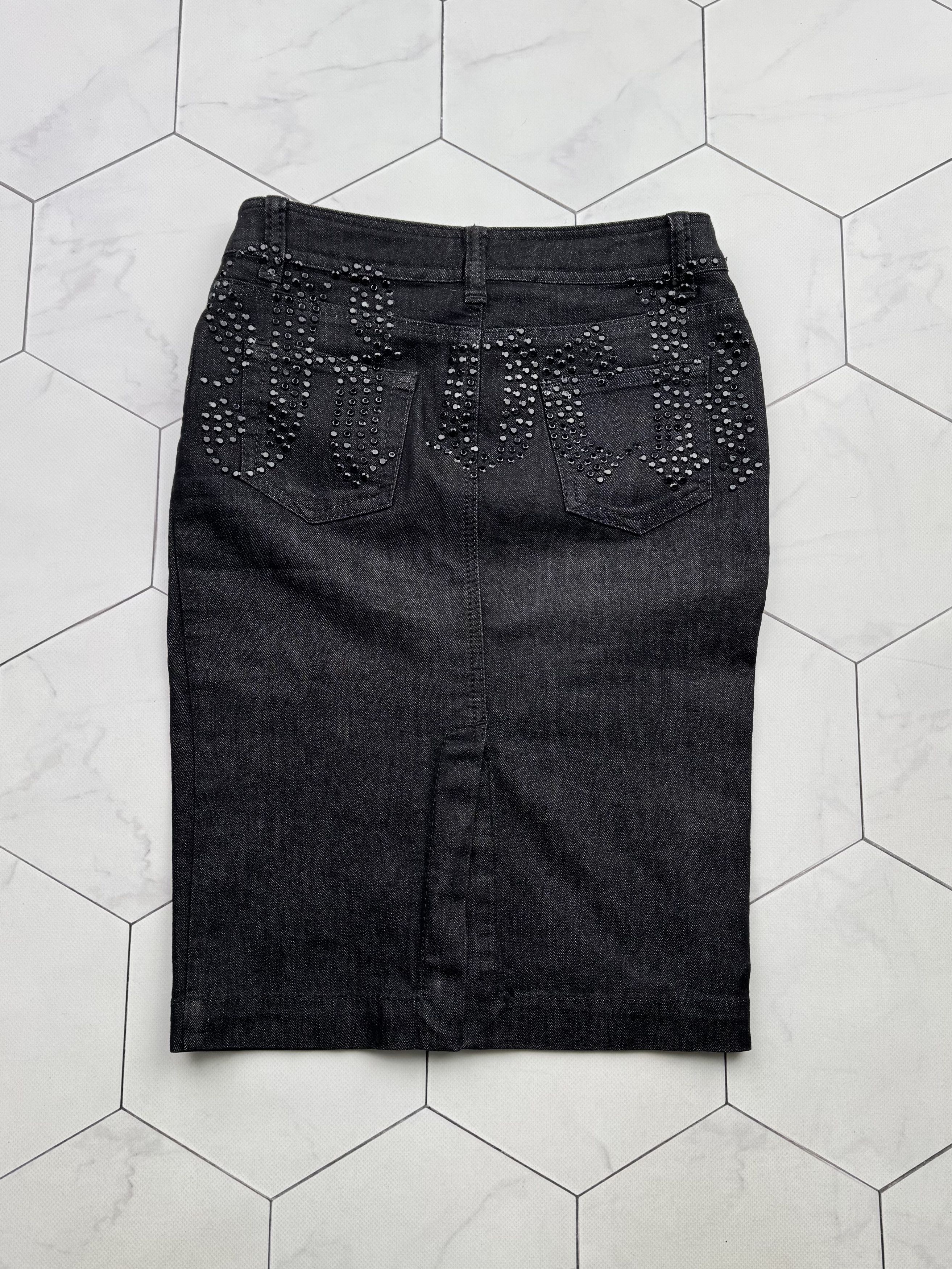 Philipp Plein Philipp Plein Vintage Skirt (B407) Size 26" / US 2 / IT 38 - 1 Thumbnail