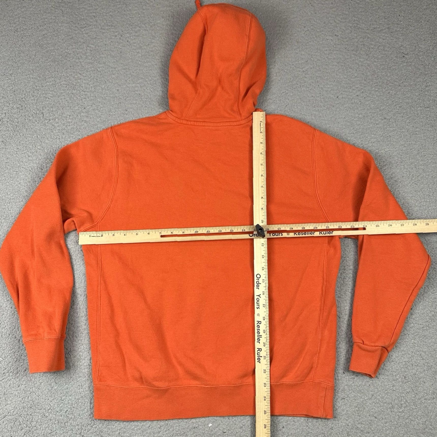 Nike Nike Sweatshirt Hoodie Adult Medium Orange Embroidered Distressed Swoosh Men’s M Size US M / EU 48-50 / 2 - 7 Thumbnail