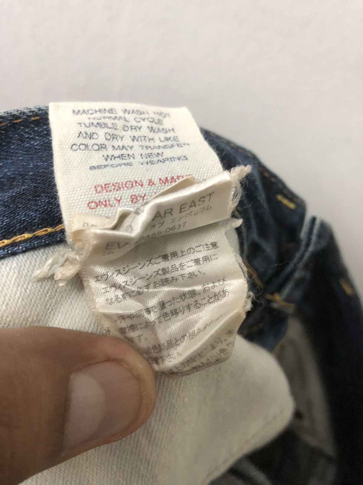 Evisu Evisu Selvedge Denim - Japanese brand Size US 30 / EU 46 - 11 Thumbnail