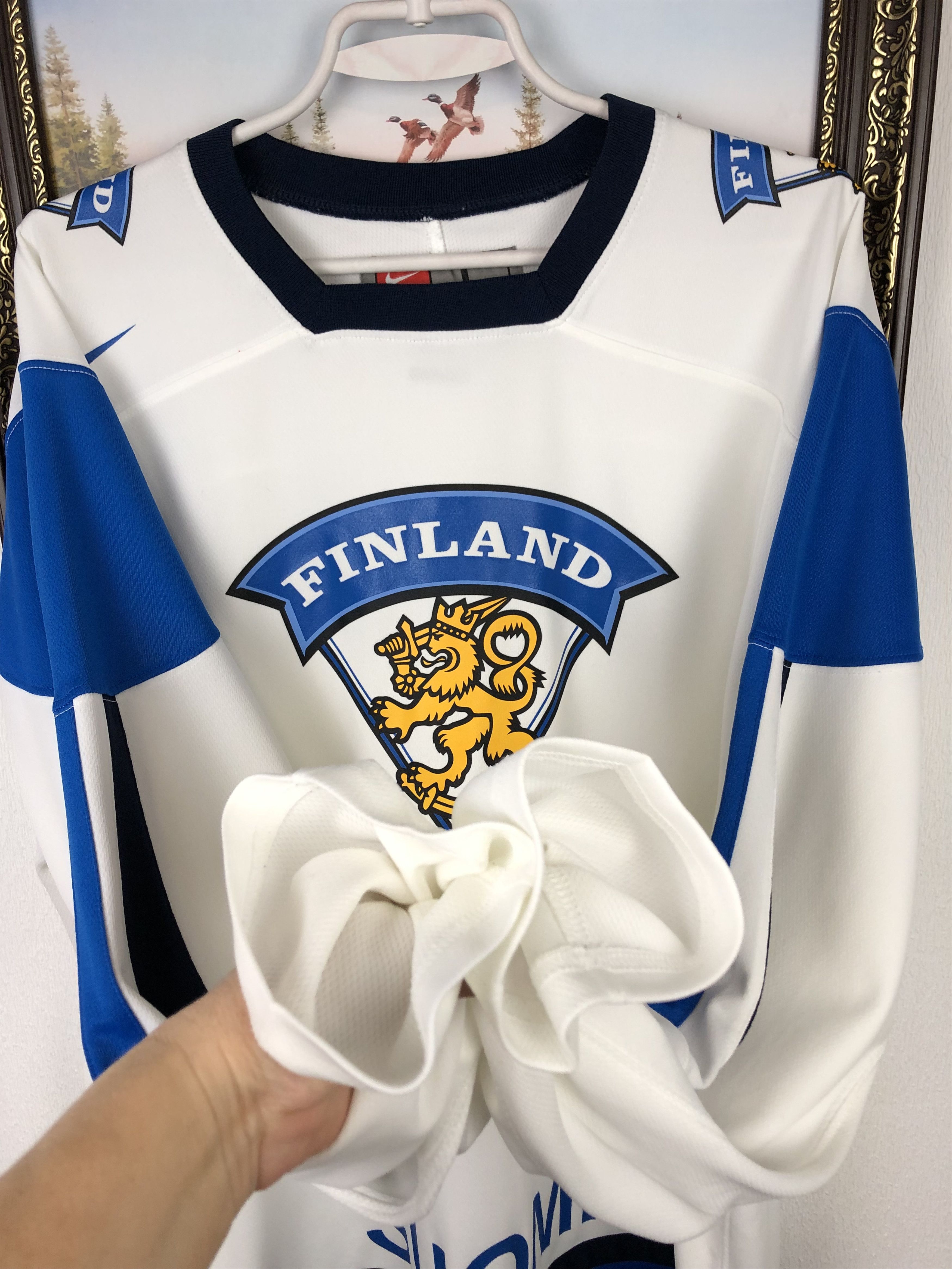 Nike Nike Vintage Suomi Finland Ice Hockey Jersey tee Shirt Size US L / EU 52-54 / 3 - 7 Thumbnail