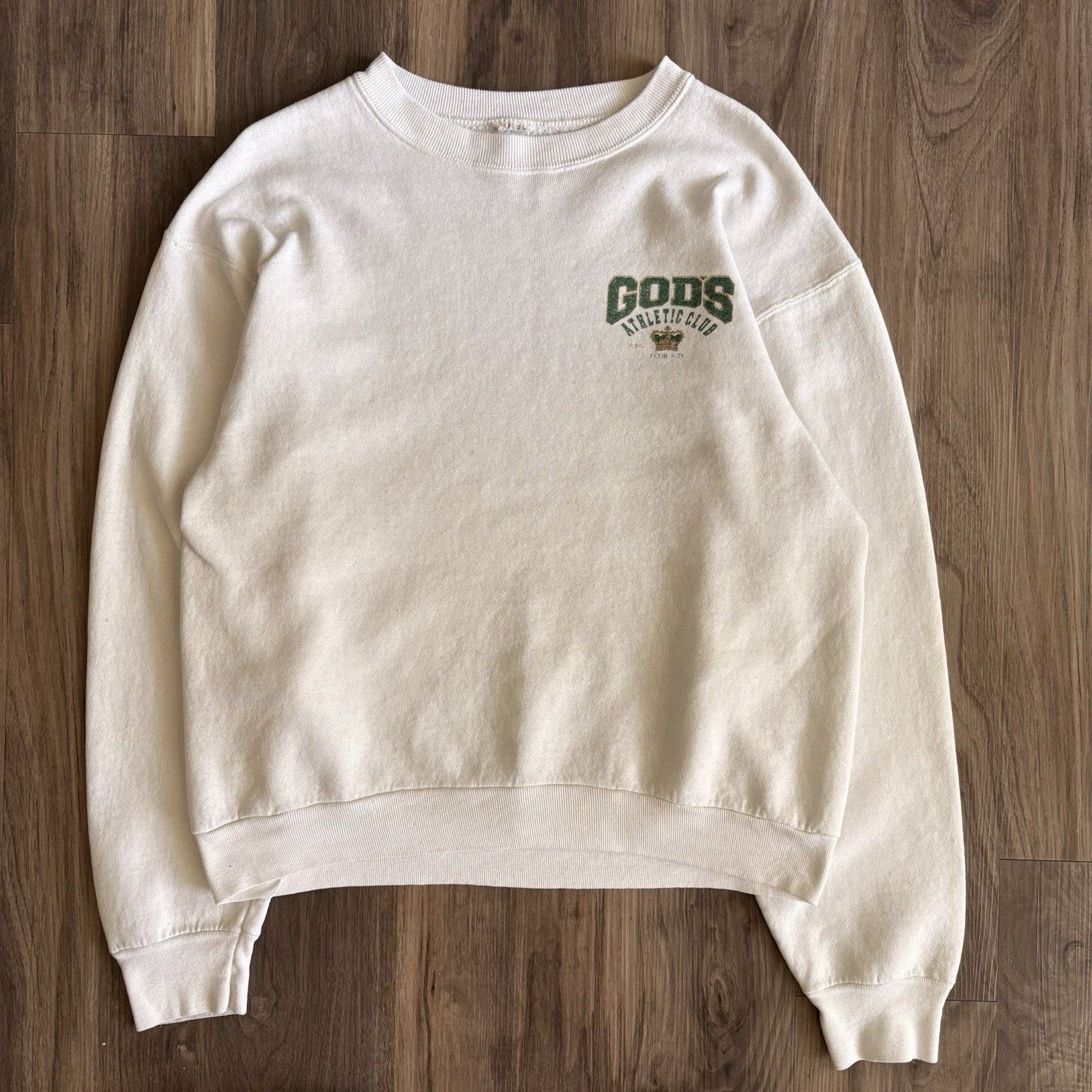 Vintage Vintage 1990s Gods Athletic Club Sweatshirt Size S Size US S / EU 44-46 / 1 - 1 Thumbnail
