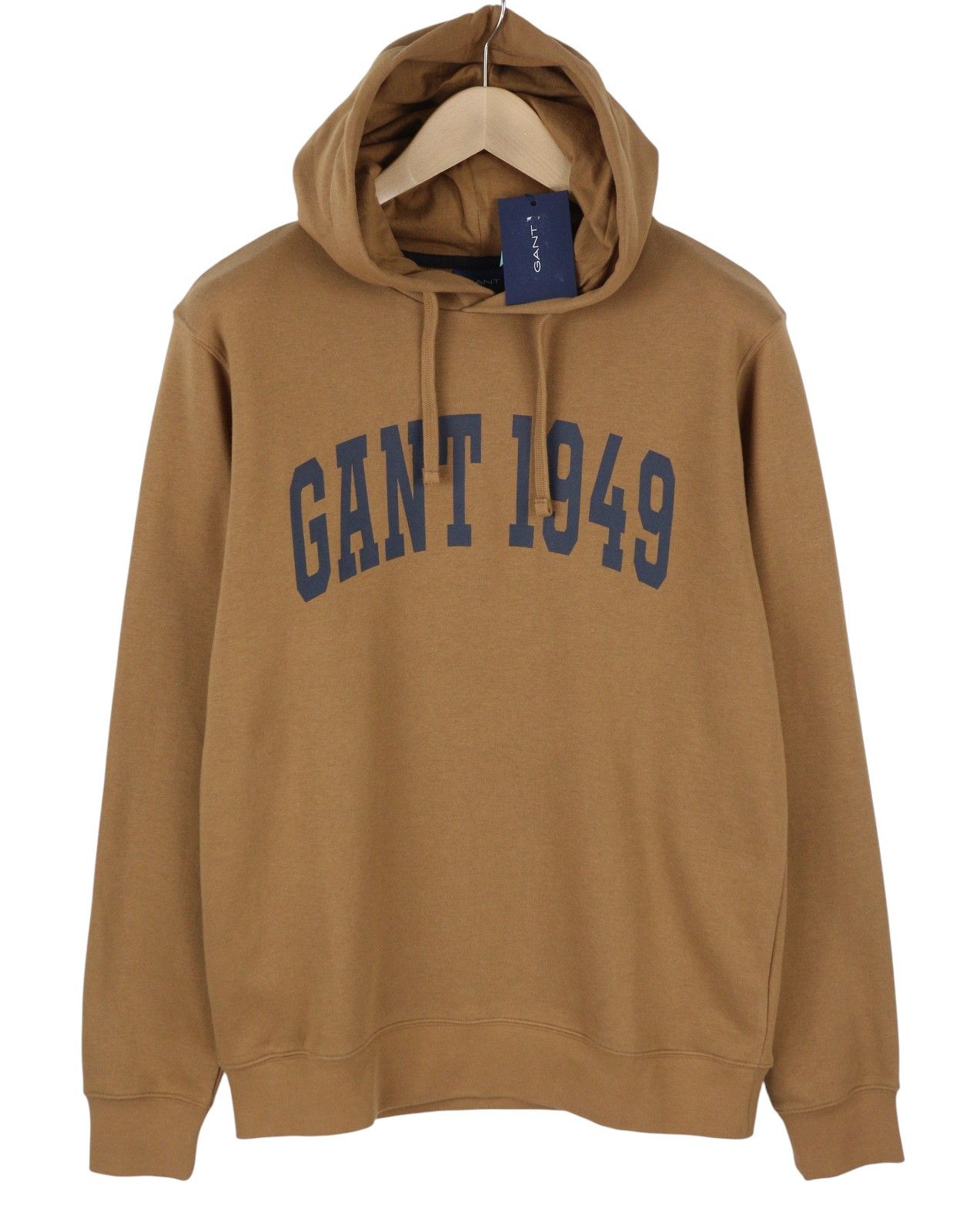 Gant MD. FALL L Roasted Walnut Logo Hoodie 87324 Size US L / EU 52-54 / 3 - 1 Thumbnail