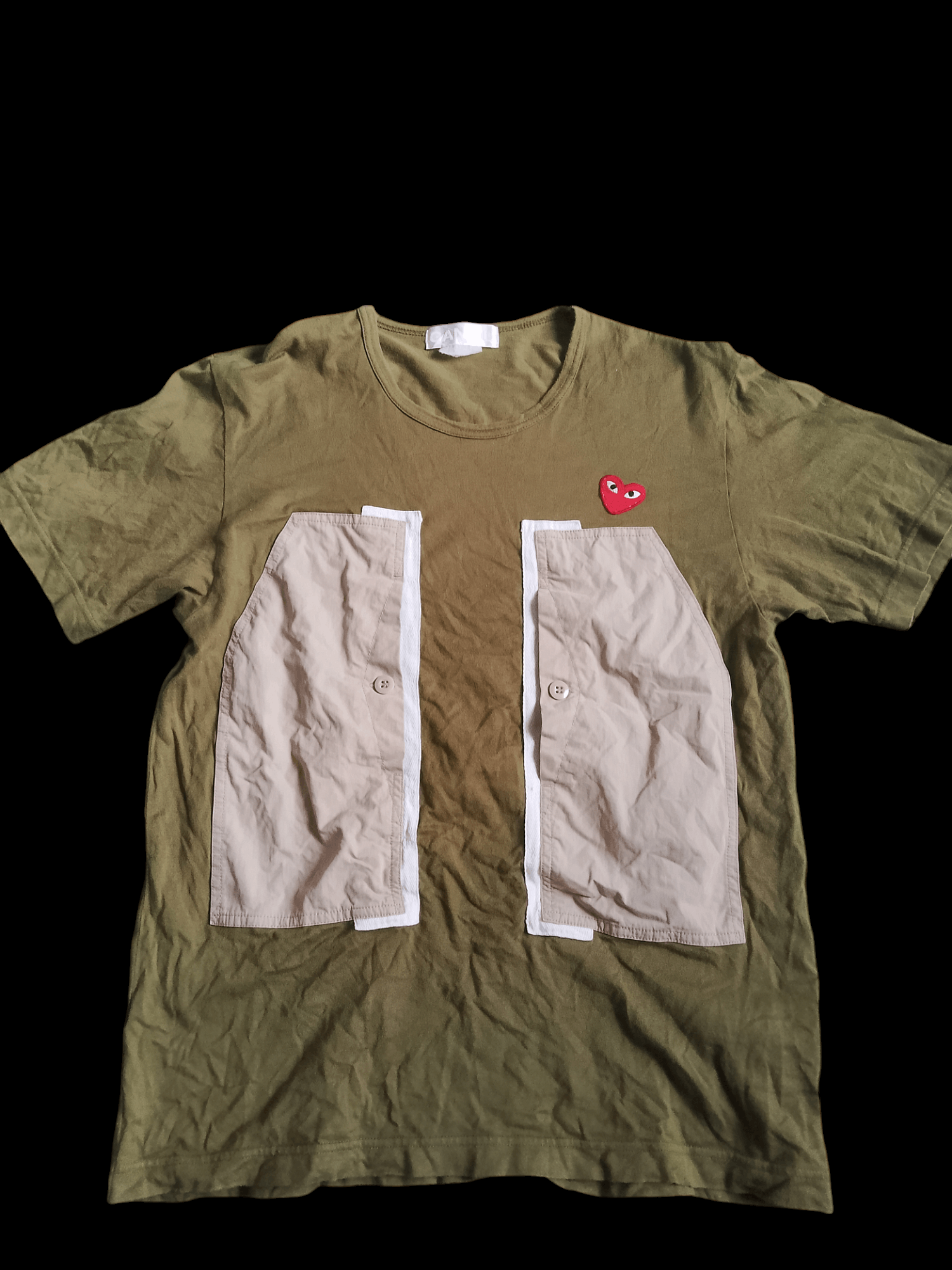 Ganryu GANRYU SS PANEL POCKET TSHIRT OLIVE KHAKI Size US M / EU 48-50 / 2 - 1 Thumbnail