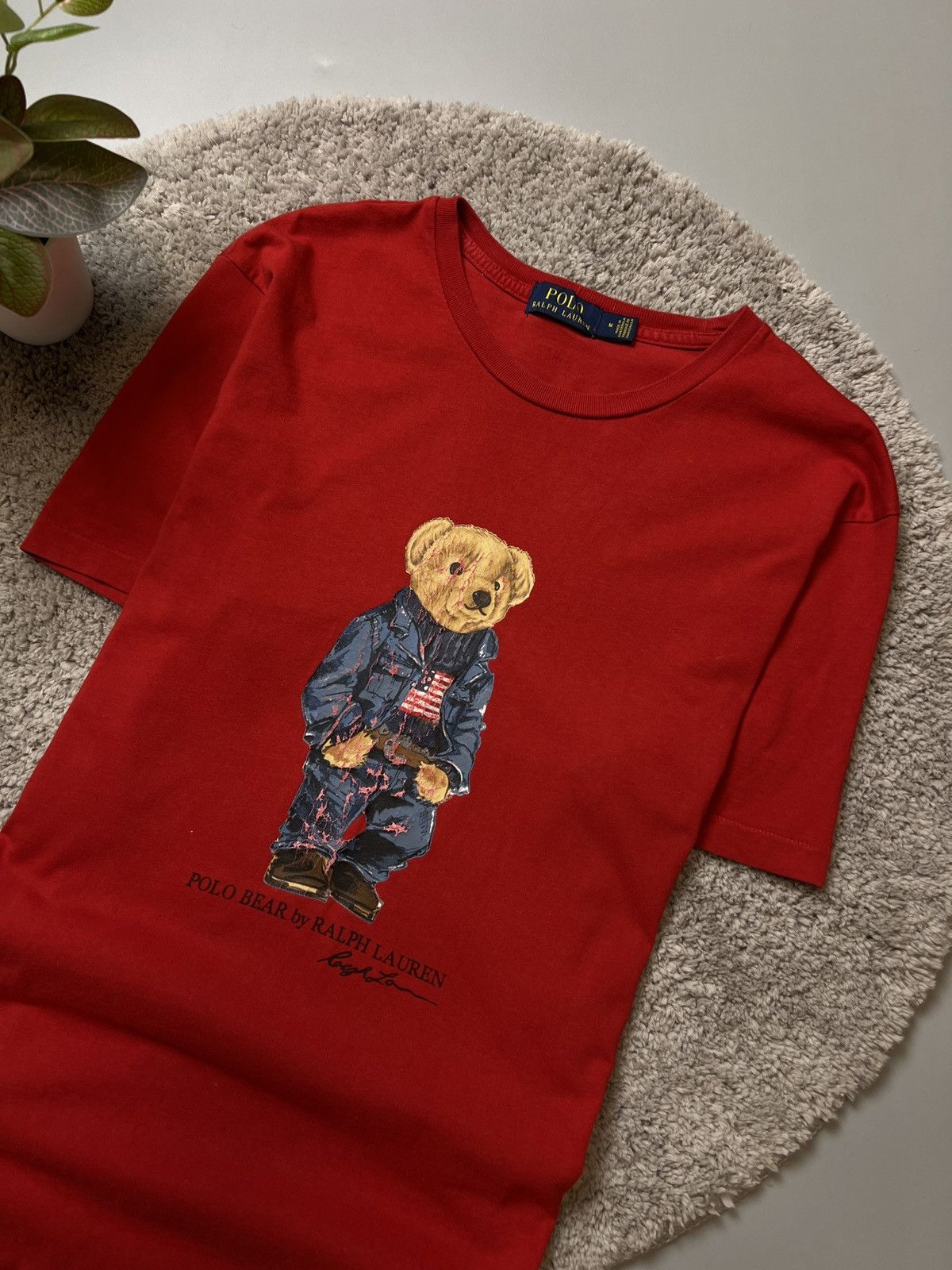 Polo Ralph Lauren × Ralph Lauren Ralph Lauren Polo Bear Big Logo T shirt Size US M / EU 48-50 / 2 - 2 Thumbnail